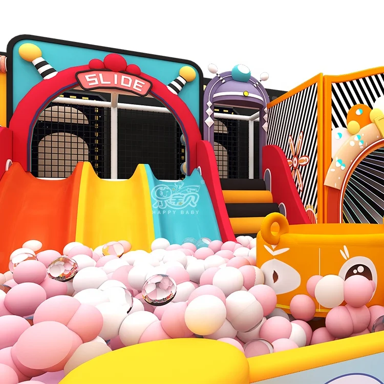 Happy Baby Large Size Customization Jump Climb Variety Gameplay Indoor Playground For Children