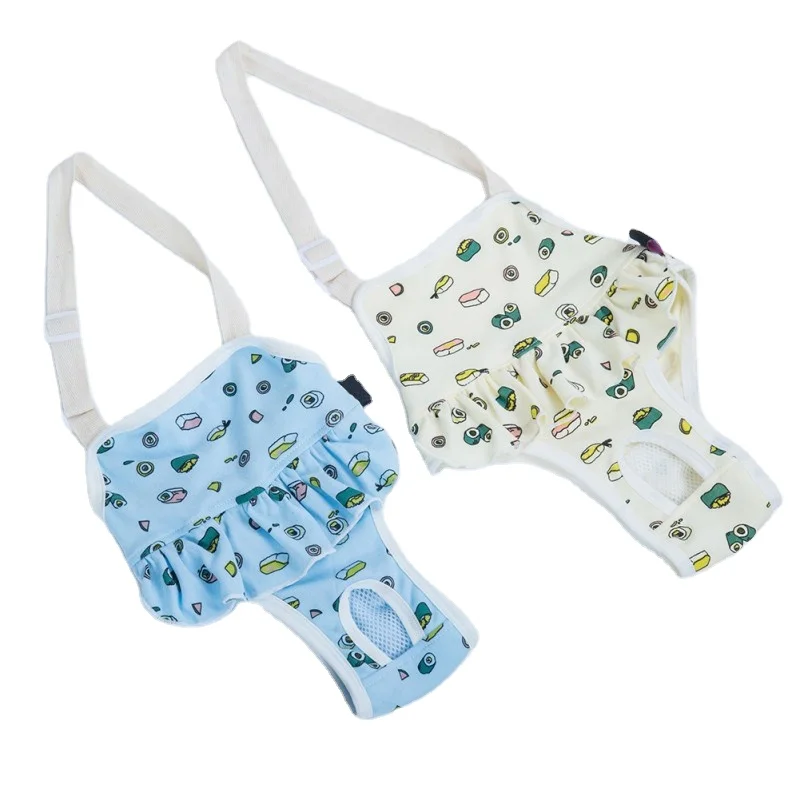 
Luxury Summer Sanitary With Suspender Dog Pets Pants Clothes 