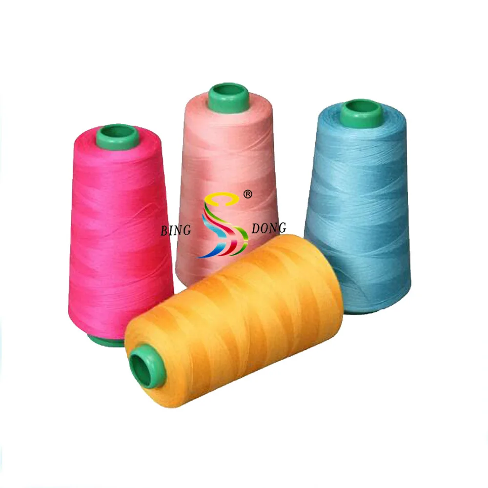 Factory Wholesale Direct Supply 500g Silicone Oil 100% Spun Polyester Sewing Thread