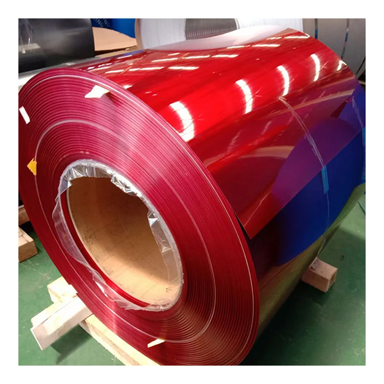 embossed 16 gauge 3003 3004 5052 1050 PVDF PE Pre-painted color coated zinc alloy aluminum coils and sheets