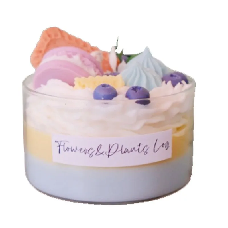 Luxury Handmade Dessert Scented Candle Home Decor Custom Candles Natural Wax