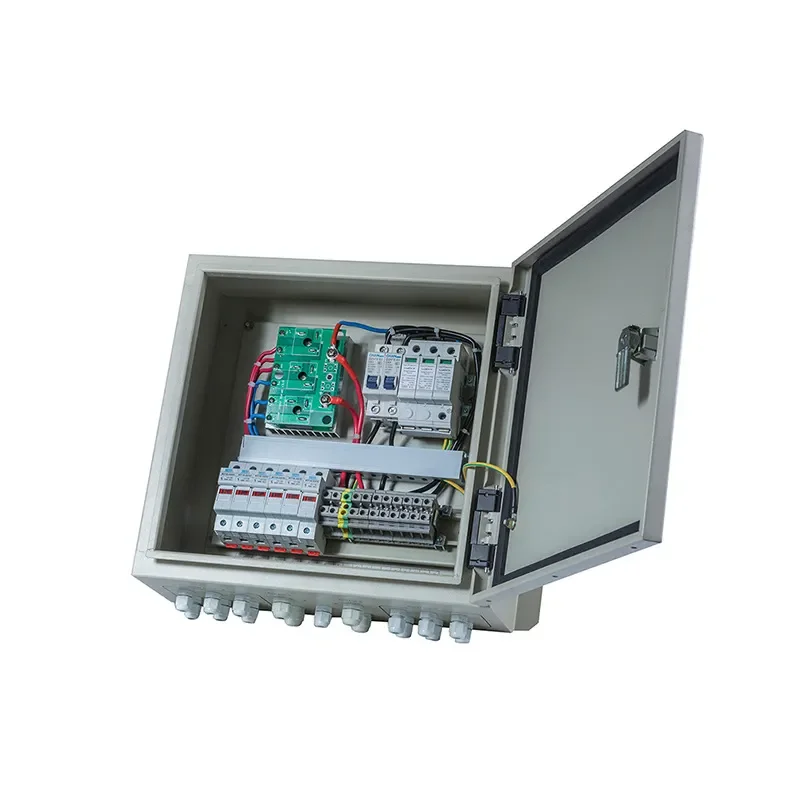 CNCSGK IP65 фотоэлектрический Солнечный блок-комбайнер с lightning 2 4 6 8 12 строк ac dc комбайнер защитой от перенапряжения