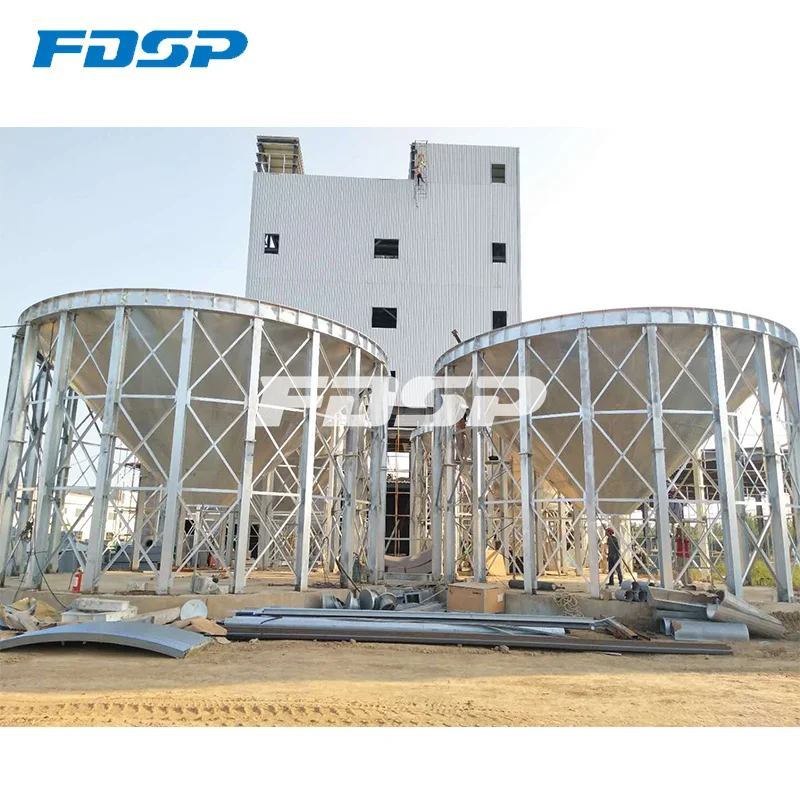 Port storage industry  commercial use soybean storage system 2500T soybean silo