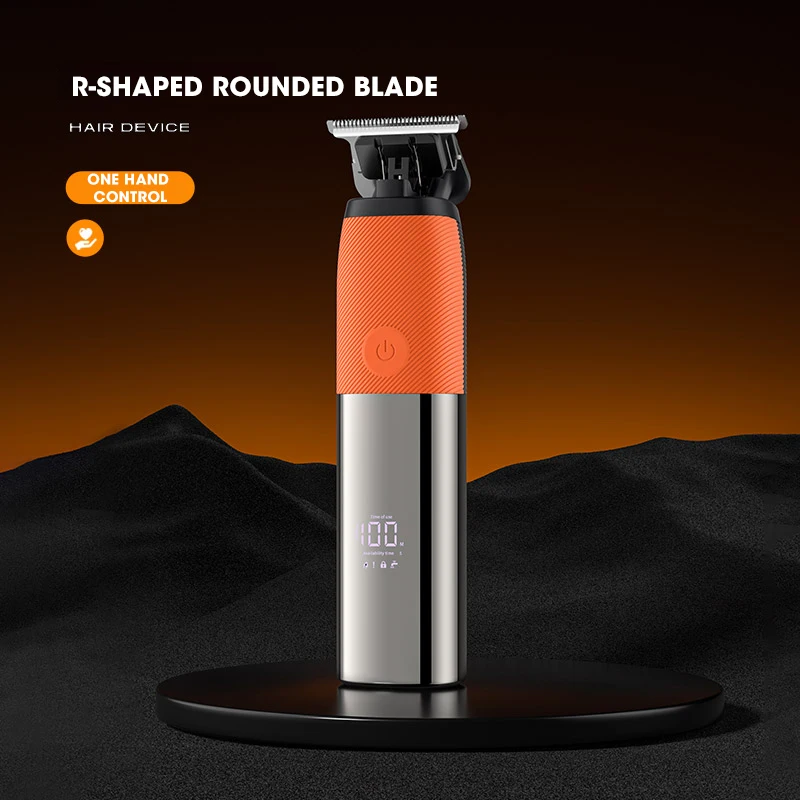 Resuxi LK-1928 T-blade Trimmer for Men Professional USB-C Charging Small Powerful LCD Hair Trimmer with IPX6 Electric English