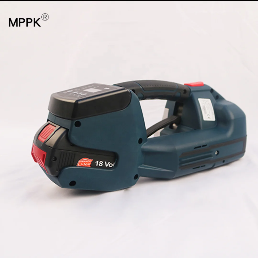  MPPK Q1 инструмент для связывания одной кнопкой батареи 12 13 16 мм автоматическая пластиковая PP PET обвязочная