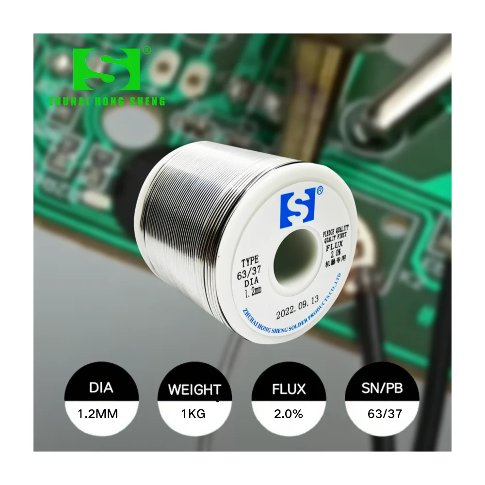 60 40 0.8Mm Tin Core Waterproof Very Little Residue High Active 100G Solder Wire