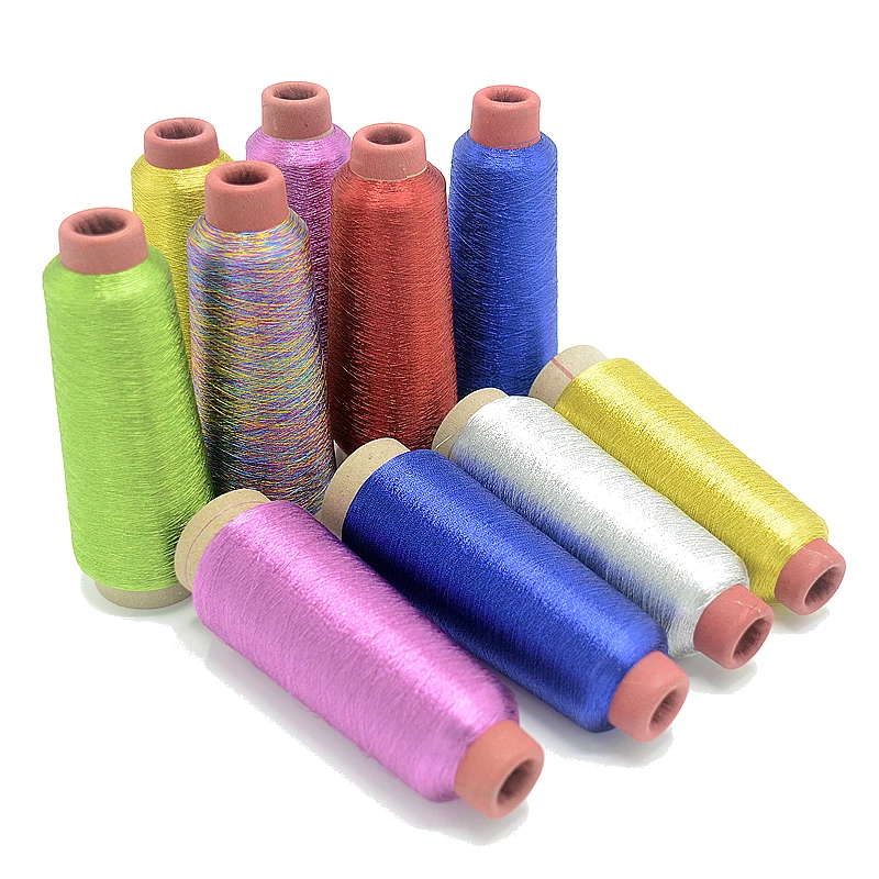 110G Silver and Gold Embroidery Thread Metallic Thread Embroidery Metallic Yarn MS Type Embroidery Thread