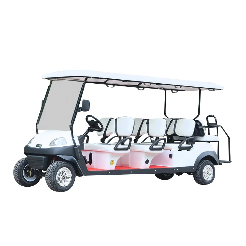 2024 China excellent product smoother driving electric golf cart customize colors golf cart with storage box