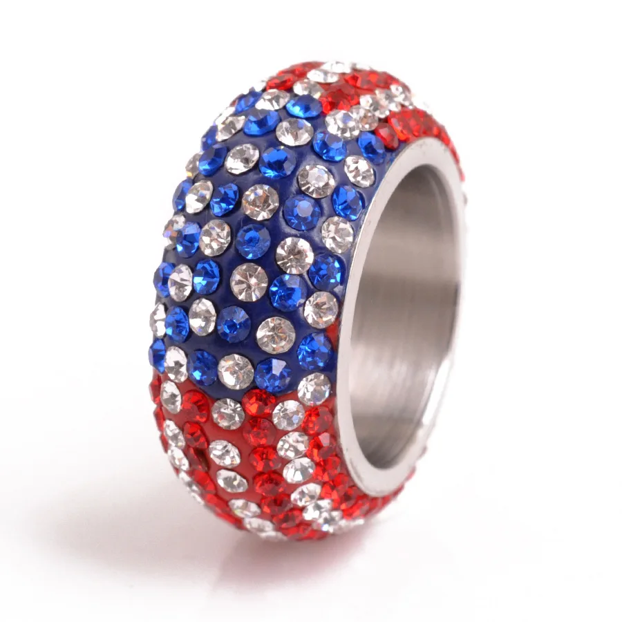 American Election With crystal gold rings for Trump Presidential Race 2024