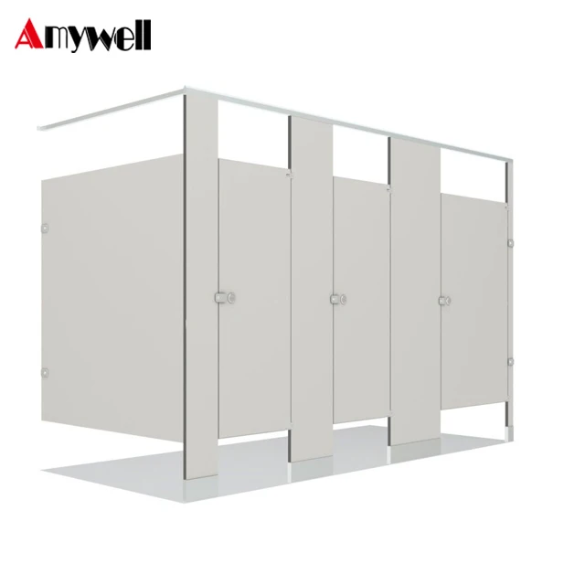 Amywell waterproof 13mm 19mm hpl compact laminate toilet partition door