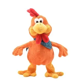 Wholesale Factory electric creative plush toys crazy chicken duck frog with sing and dance stuffed plush Doll