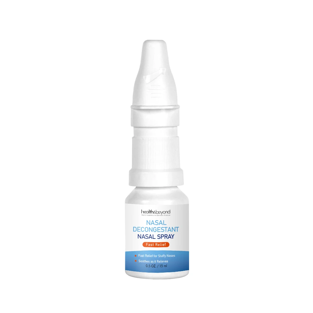 Health&Beyond Wholesale 15ml clean nose soothe and relieve nasal Nose sinus medication All-Natural seawater Nasal spray