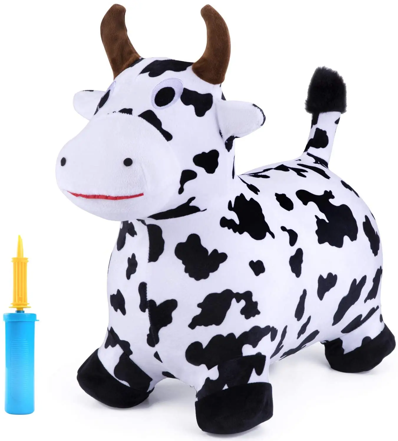 
Bouncy Pals Cow Hopping Horse Outdoor Ride On Bouncy Animal Play Toys Activities Gift for 2-10 Year Old Kids Toddlers boy girl 