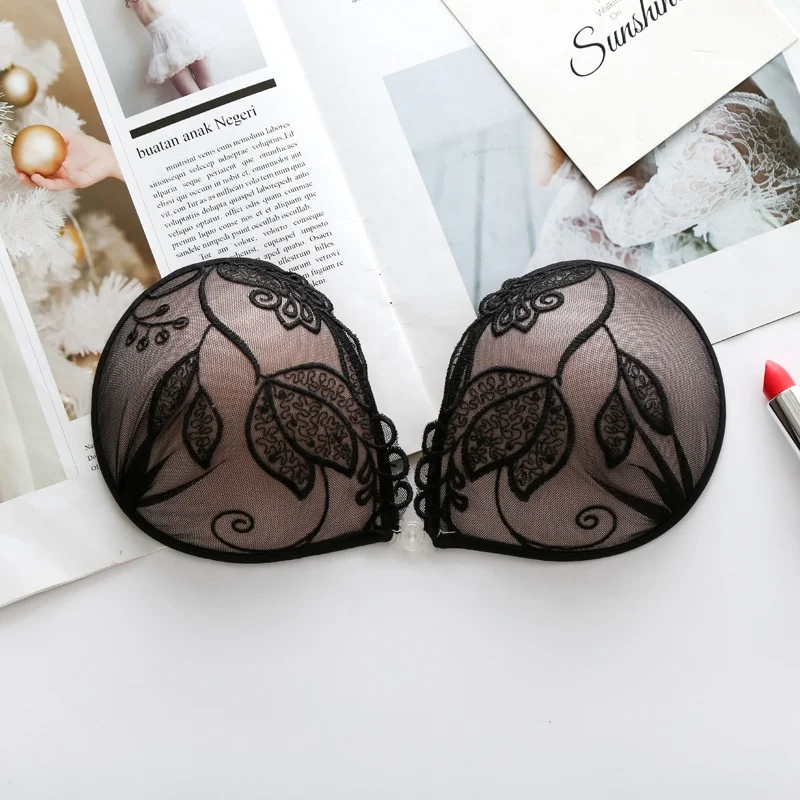 Новый дизайн невидимый бюстгальтер с вышивкой листьев высококачественное кружевное свадебное платье для невесты