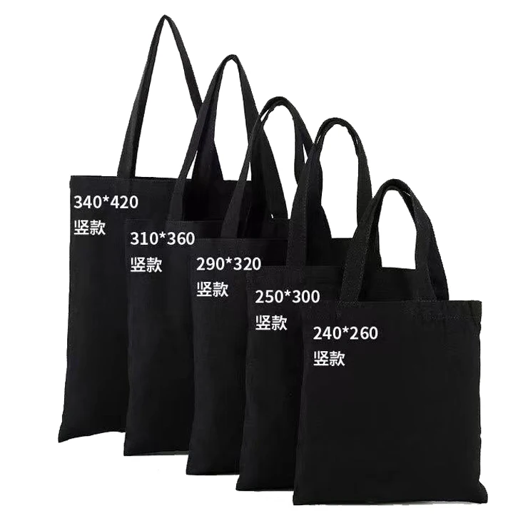 Wholesale Custom Handmade Cotton Canvas Plain Tote Bag Blank Cotton Canvas Tote Bag With Logo