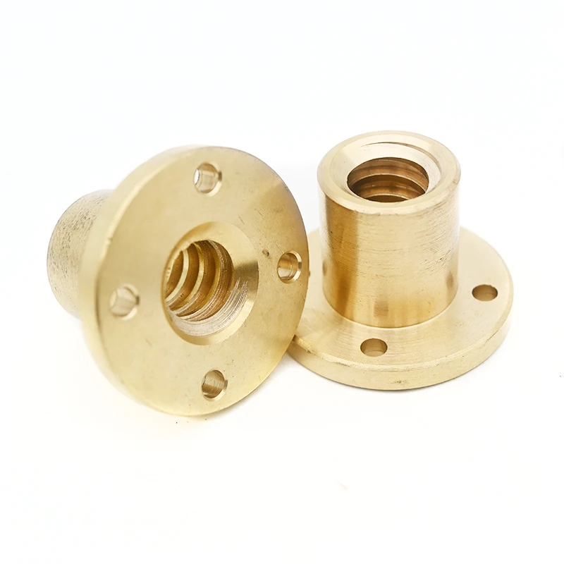 5mm 6mm Diameter 1mm 2mm Lead Pitch Strong Hardness China Trapezoidal Lead Screw Tr5x1 Tr5x2 Tr6x1 Length 550mm 500mm with nut