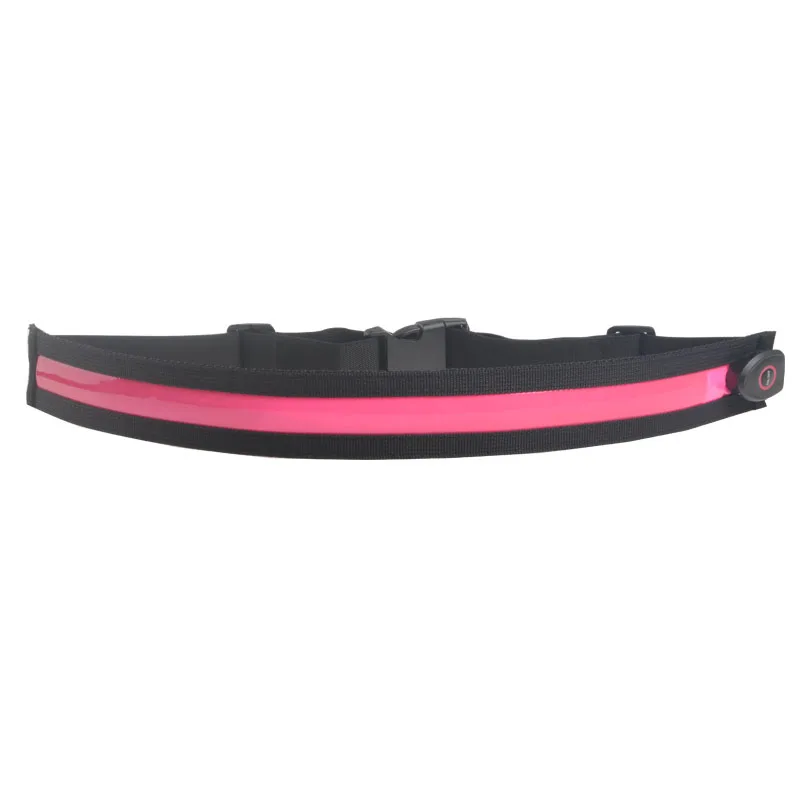 Sport accessories- Flashing LED Waistband reflective light LED safety waistbelt