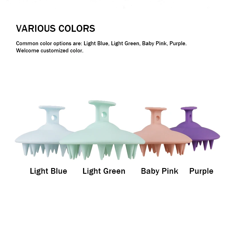 Black Shampoo Scalp Massage Antistatic Round Brush Round Detangling Hair Brush for Hair Shower