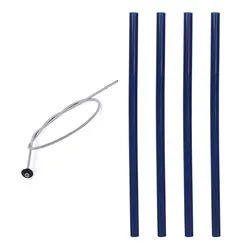 Новые трендовые товары, силиконовый питьевой многоразовый пузырьковый чай, Экологически чистая Складная соломка