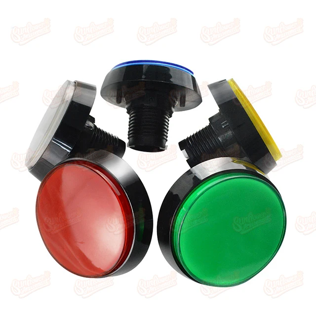 Factory direct wholesale switch LED arcade illuminated push button