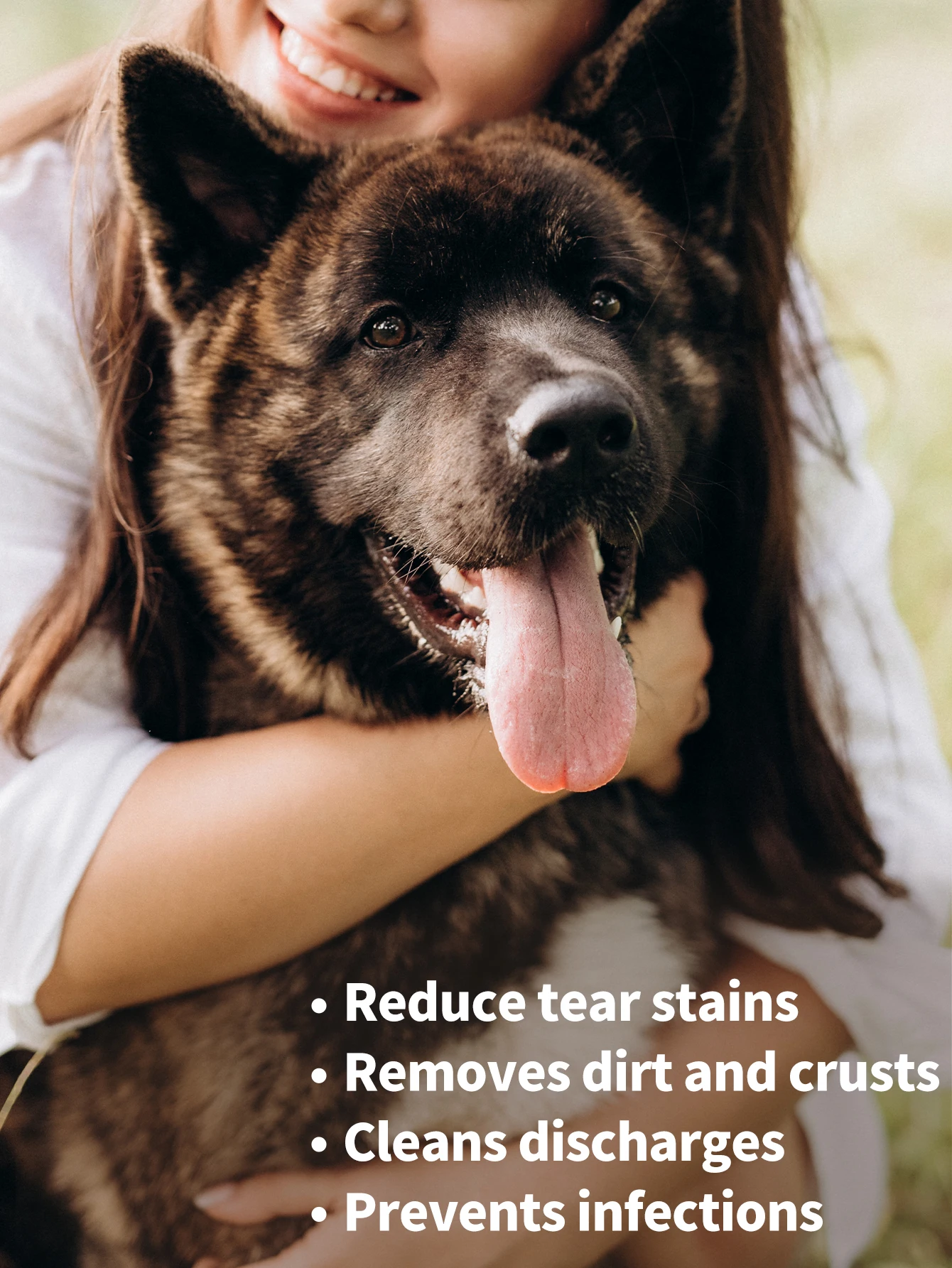 Eco-Friendly Dog Cleaning Gloves Disposable Natura Pet Grooming Wet Wipes Alcohol-Free for eyes Easy Cleaning