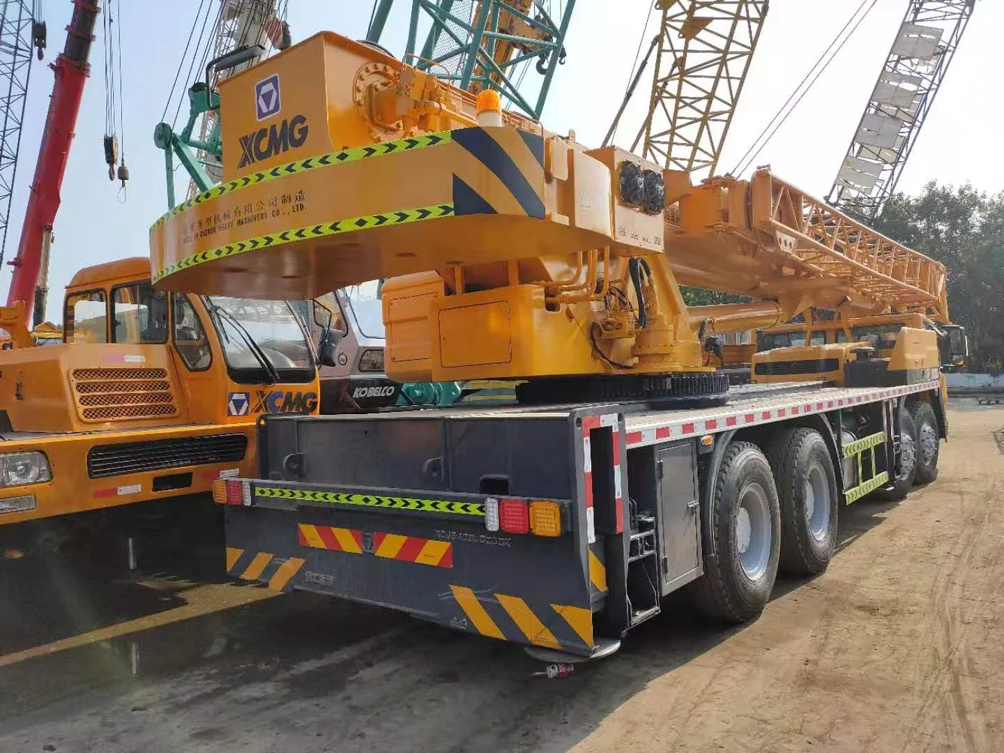  Высококачественный Подержанный китайский грузовой кран 50ton QY50K для продажи по низкой