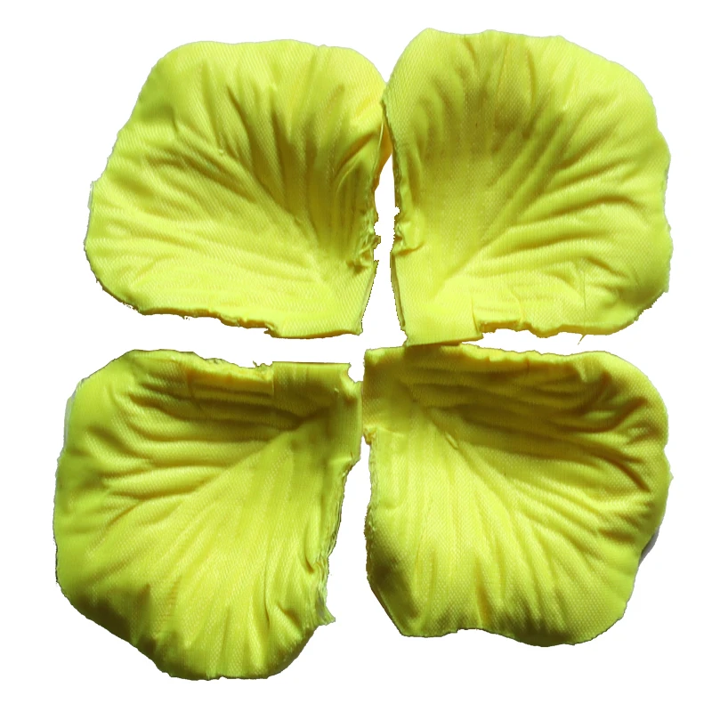 wholesale price wedding 100 pieces per bag 5cm artificial silk rose flower petals
