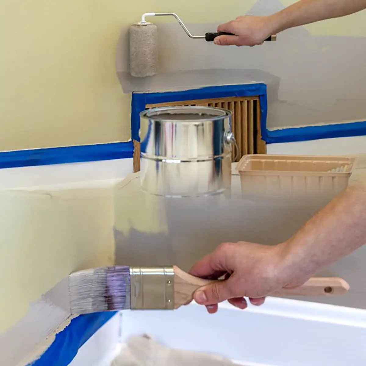 Shenzhen Manufacturer Masking tape blue tape painter indoor masking tape 2in wide 50yd cheap wall paint