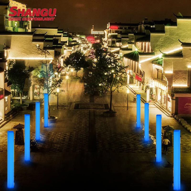 Hotel Decoration Modern IP65 Creative Outdoor Landscape LED Lamp Smart Fireproof Inside RGB Large Meteor Shower Lights