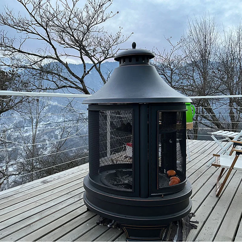 Wholesale Round Metal Garden Wood Fire Pits