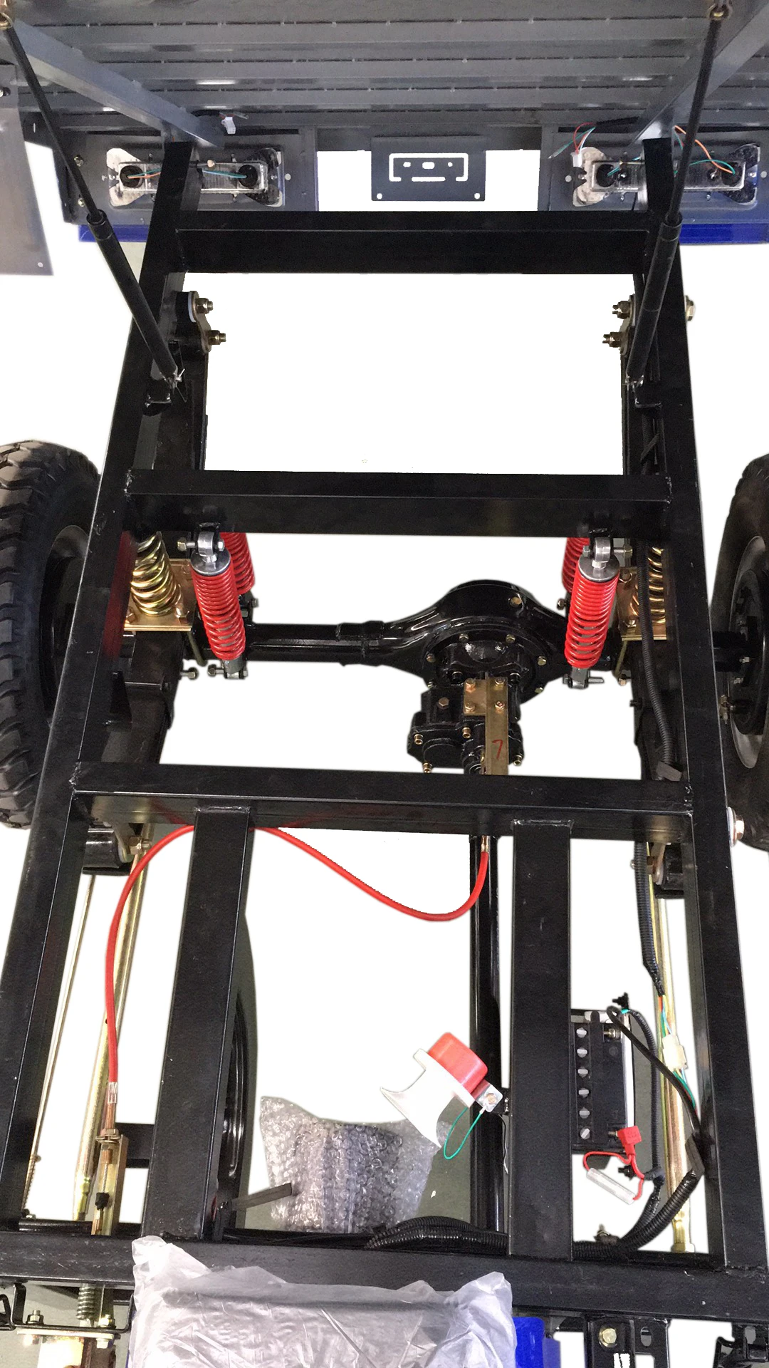 motorized gasoline engine 150cc trike loader for cargo with spare parts model HPF-4000