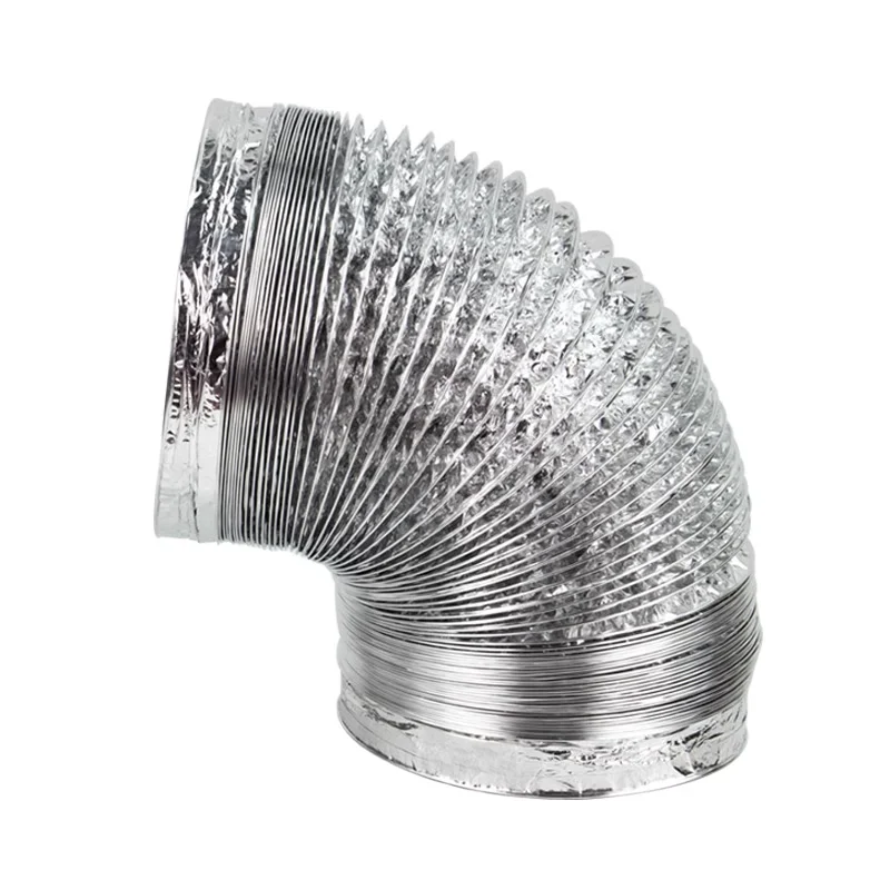 Exhaust ducts made of flame retardant materials and supporting ducts for air conditioners and range hoods