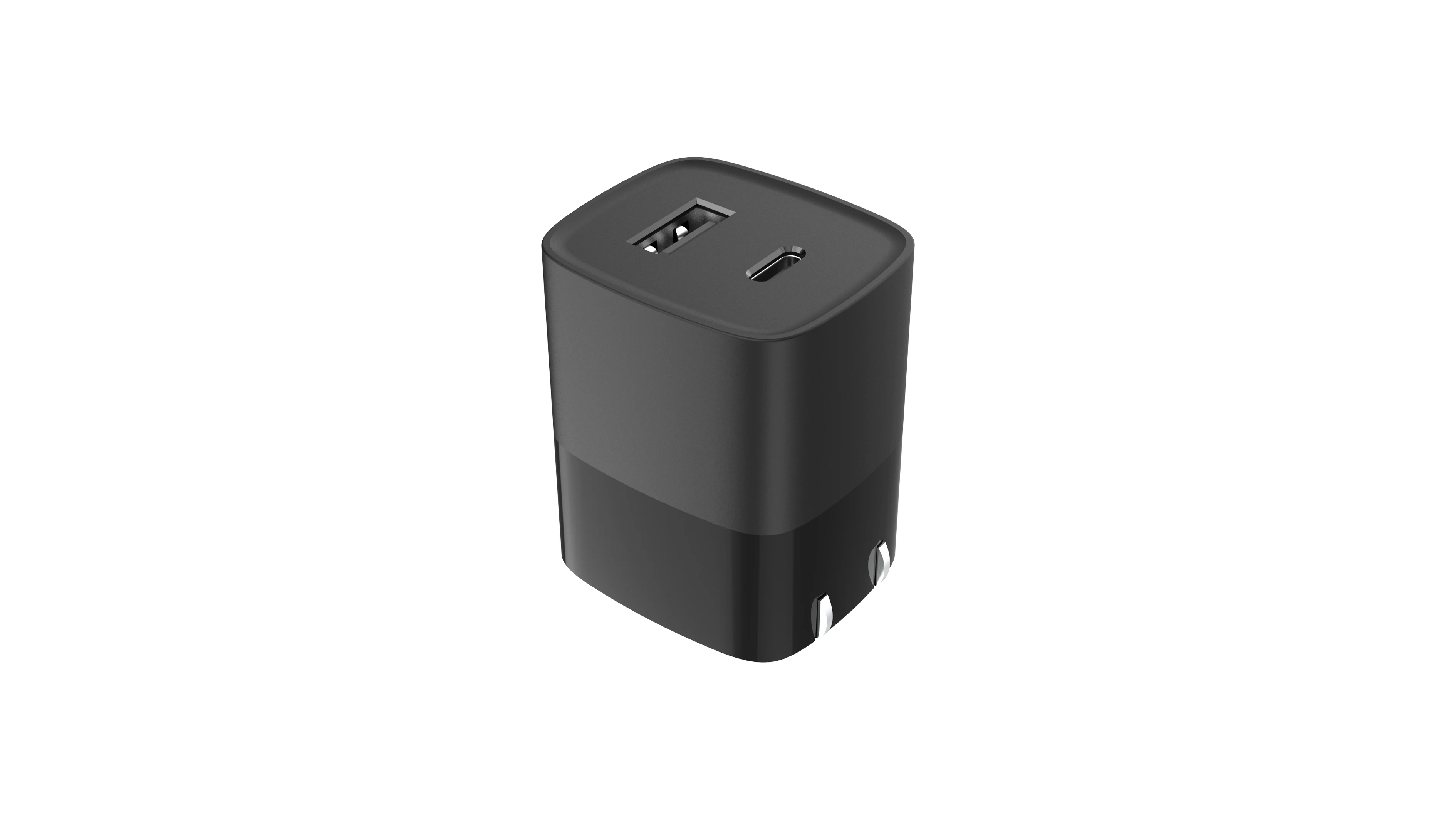 OEM USB Type-C PD 30W Dual Port QC3.0 18W Quick Charging Wall Charger for mobile phone&tablet&laptop fast charging