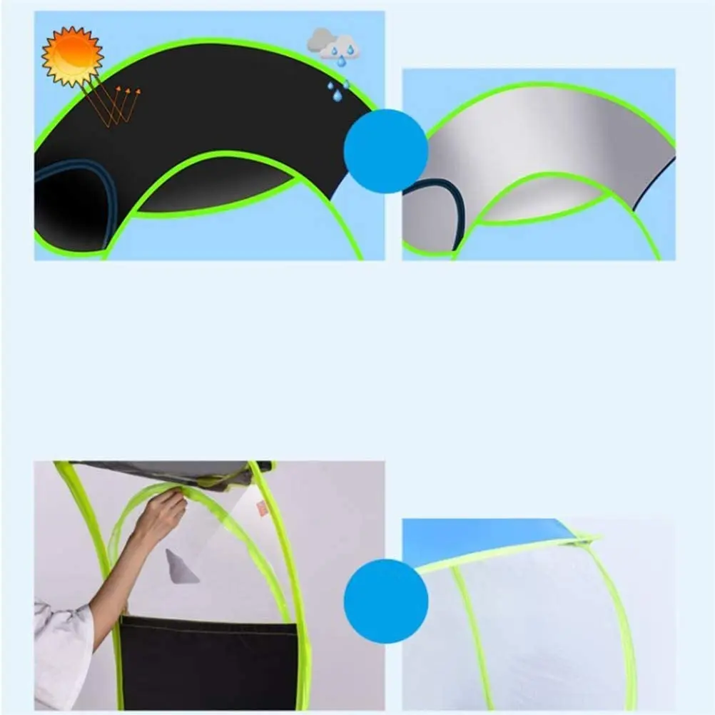 Outdoor Windproof Sunshade Easy Remove Durable And Strong Electric Bike Promotional Scooter Motorcycle Bicycle Umbrella