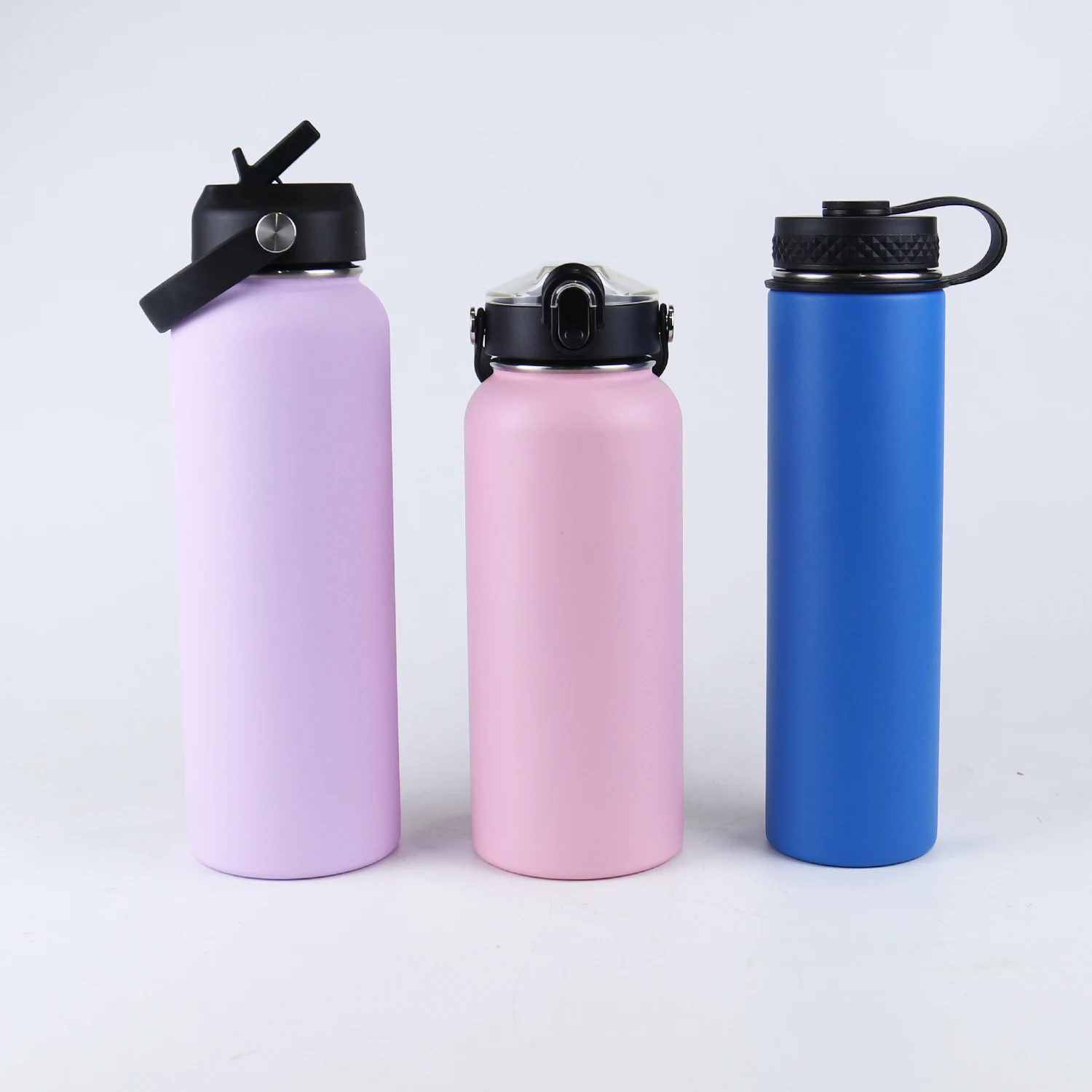 Vitamin Stock Layer Lid New Shape Lid Stainless Steel Double Wall Insulated Thermal Drinking Flask Water Bottle With Inner Layer