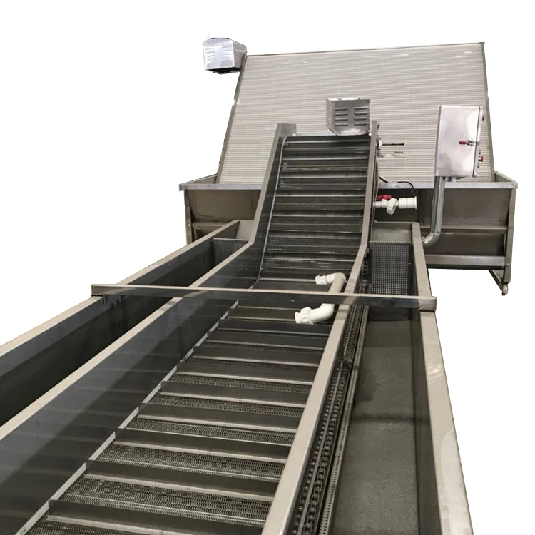 SUS304 High Pressure Bubble Washing Machine for Raw Seafood Shrimp and Fish