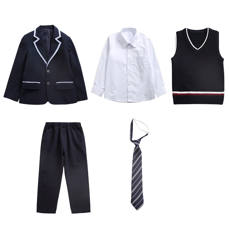 OEM Primary Children Middle School High Kids Kindergarten Designs Custom Manufacturers of School Uniforms