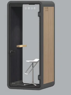 diy soundproof booth Exquisite Production Process Singing Portable Soundproof Booth Acoustic Cabin Mini Telephone Box