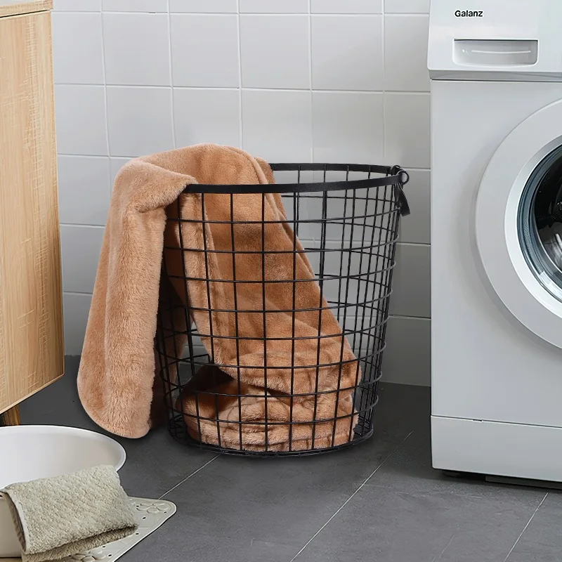 LINDON Bathroom Basket Toys Linens Towels Clothes Organizer Basket Storage
