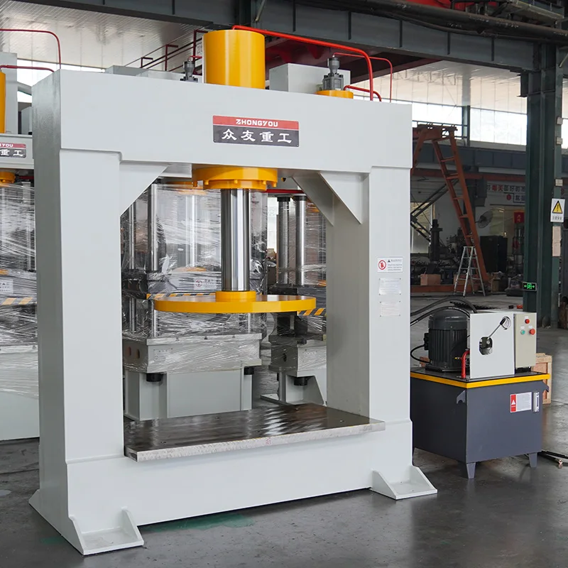 100 ton 200 Ton Forklift Tyre Replacement Hydraulic Press Auto solid tire press machine