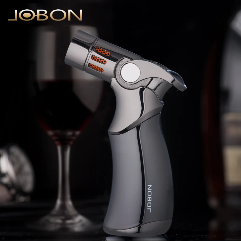 Газовая Бутановая Зажигалка JOBON для сигарет кухни дымовой факел пистолет барбекю большой четыре струи пламени зажигалка с пользовательским логотипом оптовая