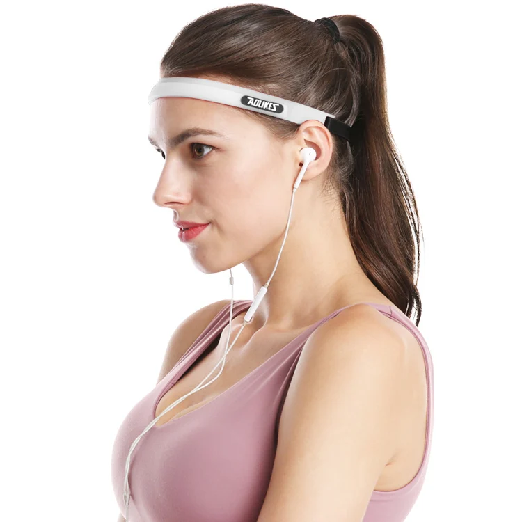 Amazon hot sale high quality adjustable elastic sweat resistant headbands