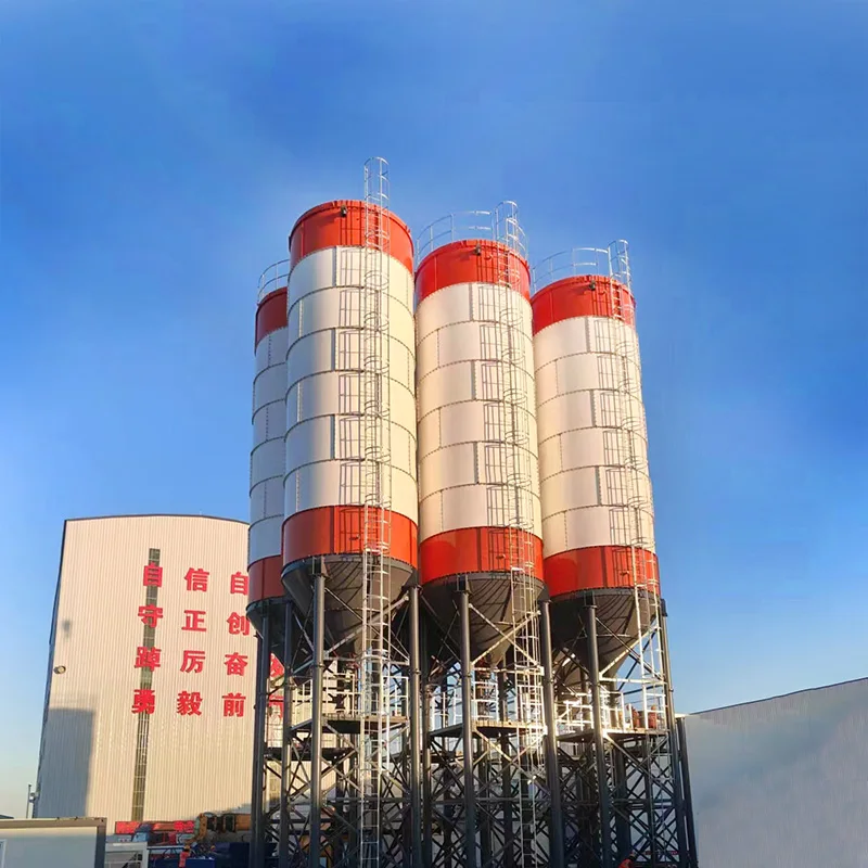 Customization Lime And Sand Cement Silo Storage For Bulk Fertilizers