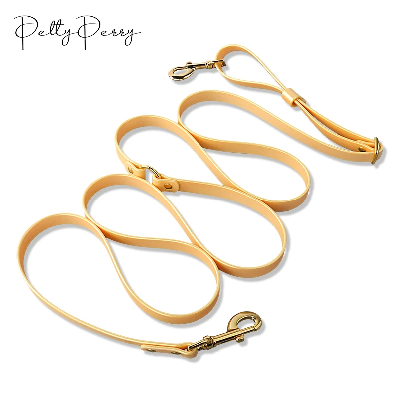 Manufacturer Waterproof Flash Design Dog Lead Luxury Pvc Pet Leash Set Dog Neck Collar With Metal Buckle