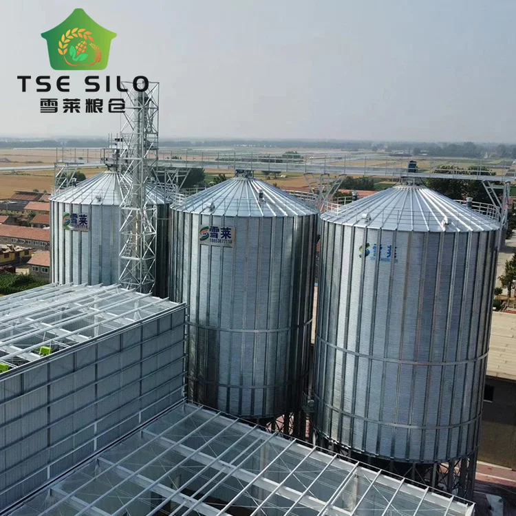 New Design Silo for Feed Mill TCZK 200T 500T 600T 700T Steel Hopper Bottom Soya Silos
