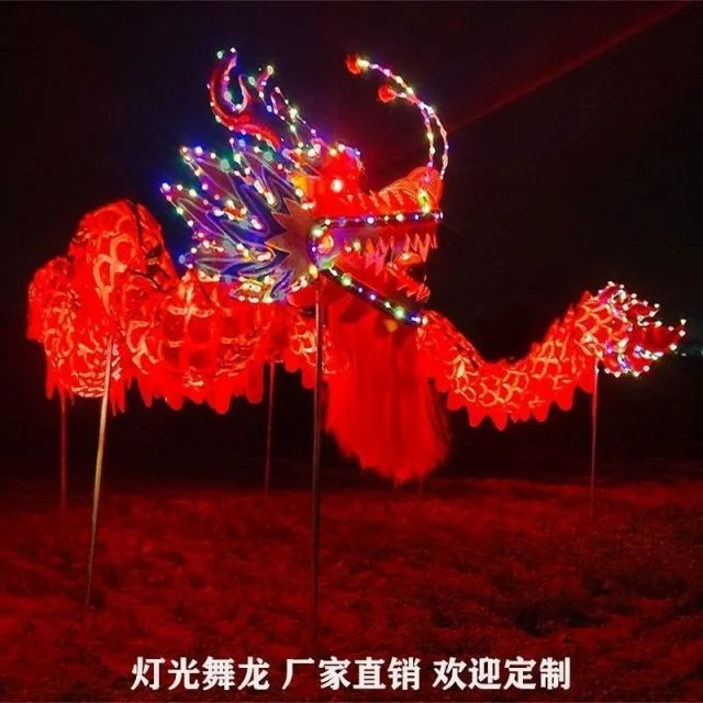 Chinese New Year Led Dragon Dance Costume Dragon And Lion Dance Chinese Dragon Lantern