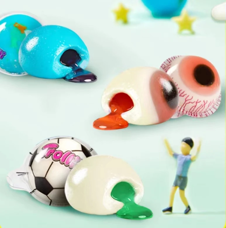 90g*24 packs Fruit Snack Chews Gummy Sour Powder Delicious Soft Candy Gummy Candies