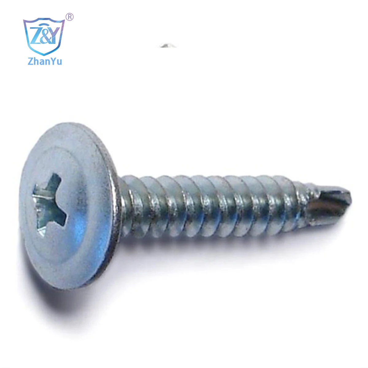 Epoxy coated self drilling screw flat truss head premium quality Cross Recessed Screws Roofing Plating