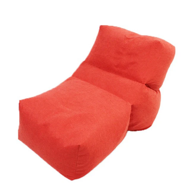 Hot sale bean bag red fabric chair sofa bed sofa bean bag