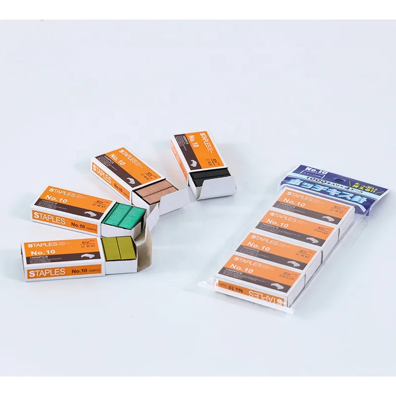 Распродажа скобы разных цветов для мини-степлера